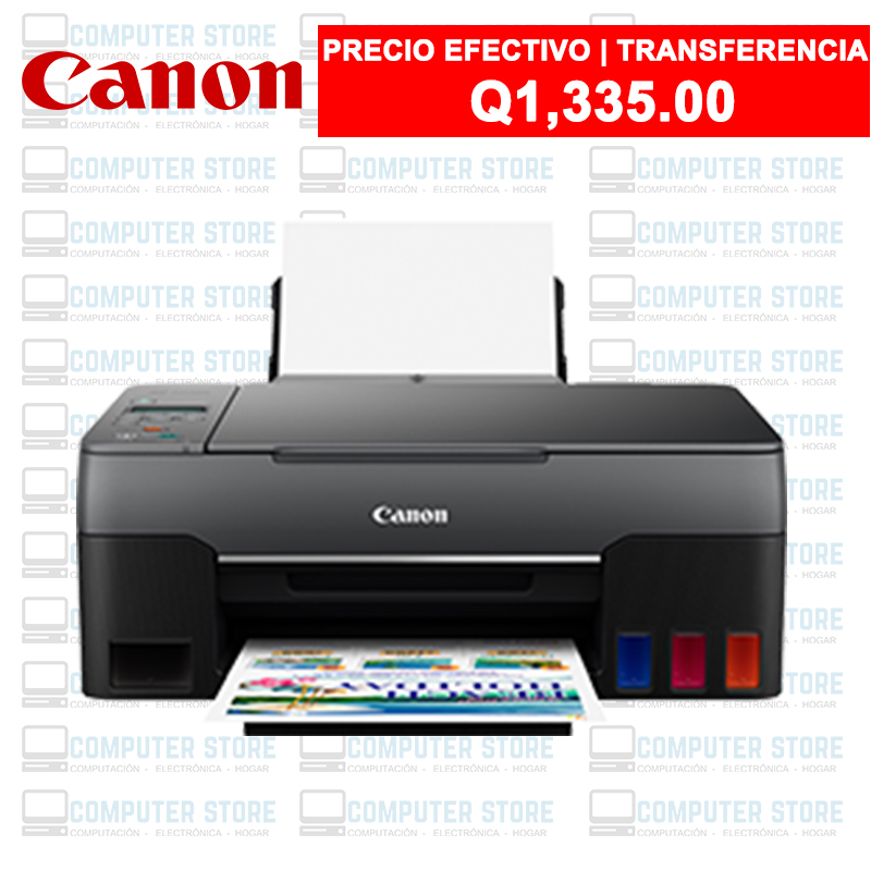 Impresora Canon Pixma G2160, Multifuncional, Impresora, Copiadora, Escáner, Con Sistema De Tanques De Tinta