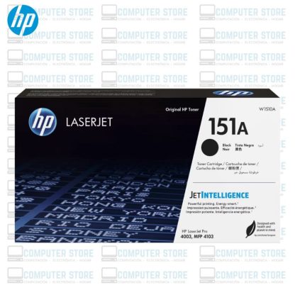 TONER HP W1510A = 151A NEGRO LASERJET